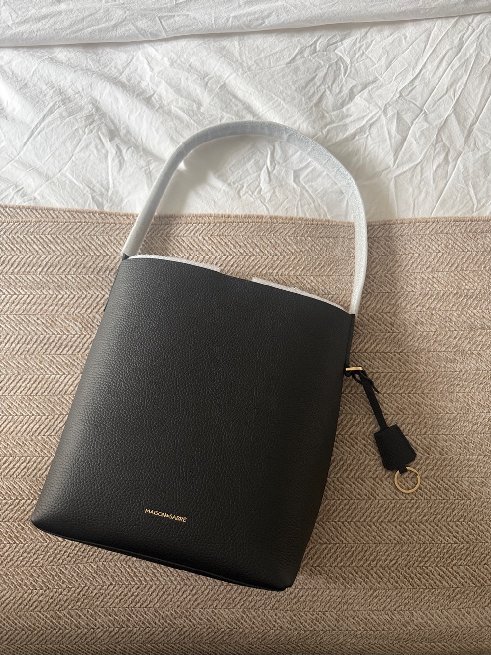 Maison de Sabre The Bucket Soft Tote Black - Picture 9 of 10